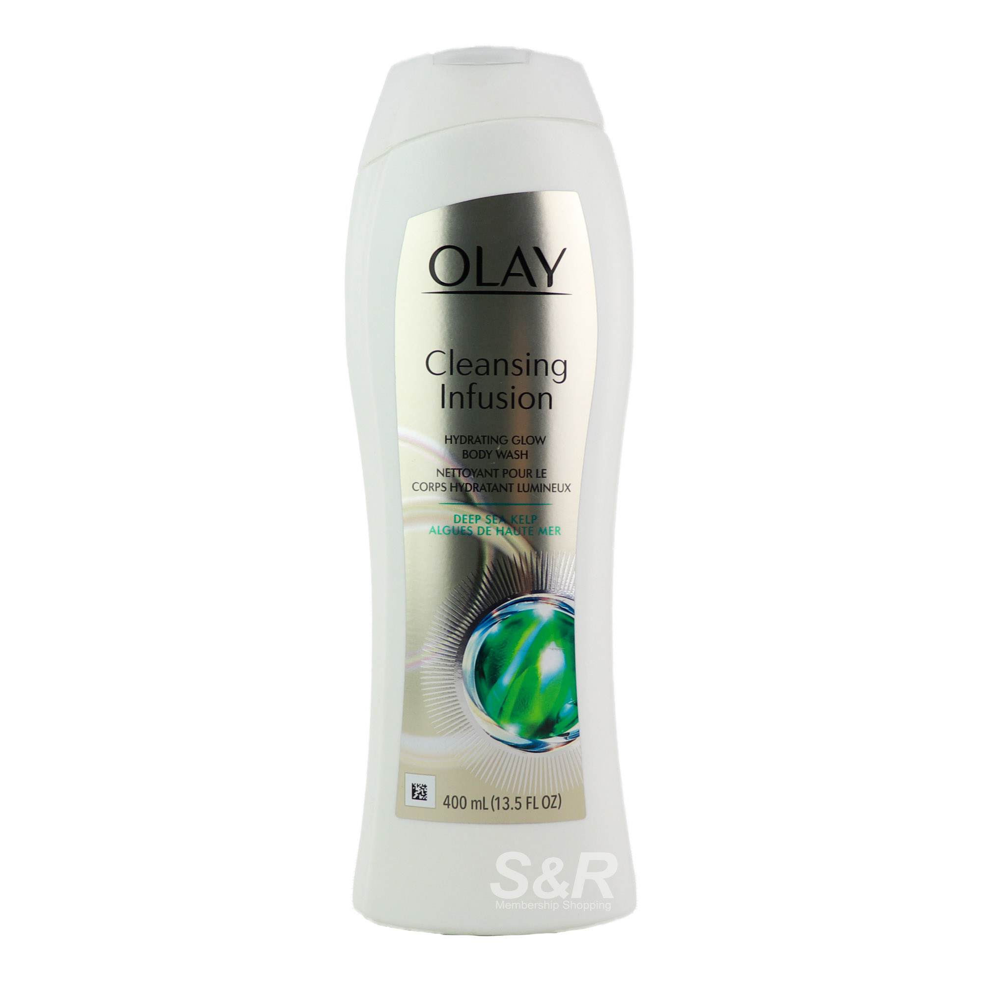Olay Cleansing Infusion Hydrating Glow Body Wash in Deep Sea Kelp 400mL Olay Cleansing Infusion Hydrating Glow Body Wash in Deep Sea Kelp 400mL